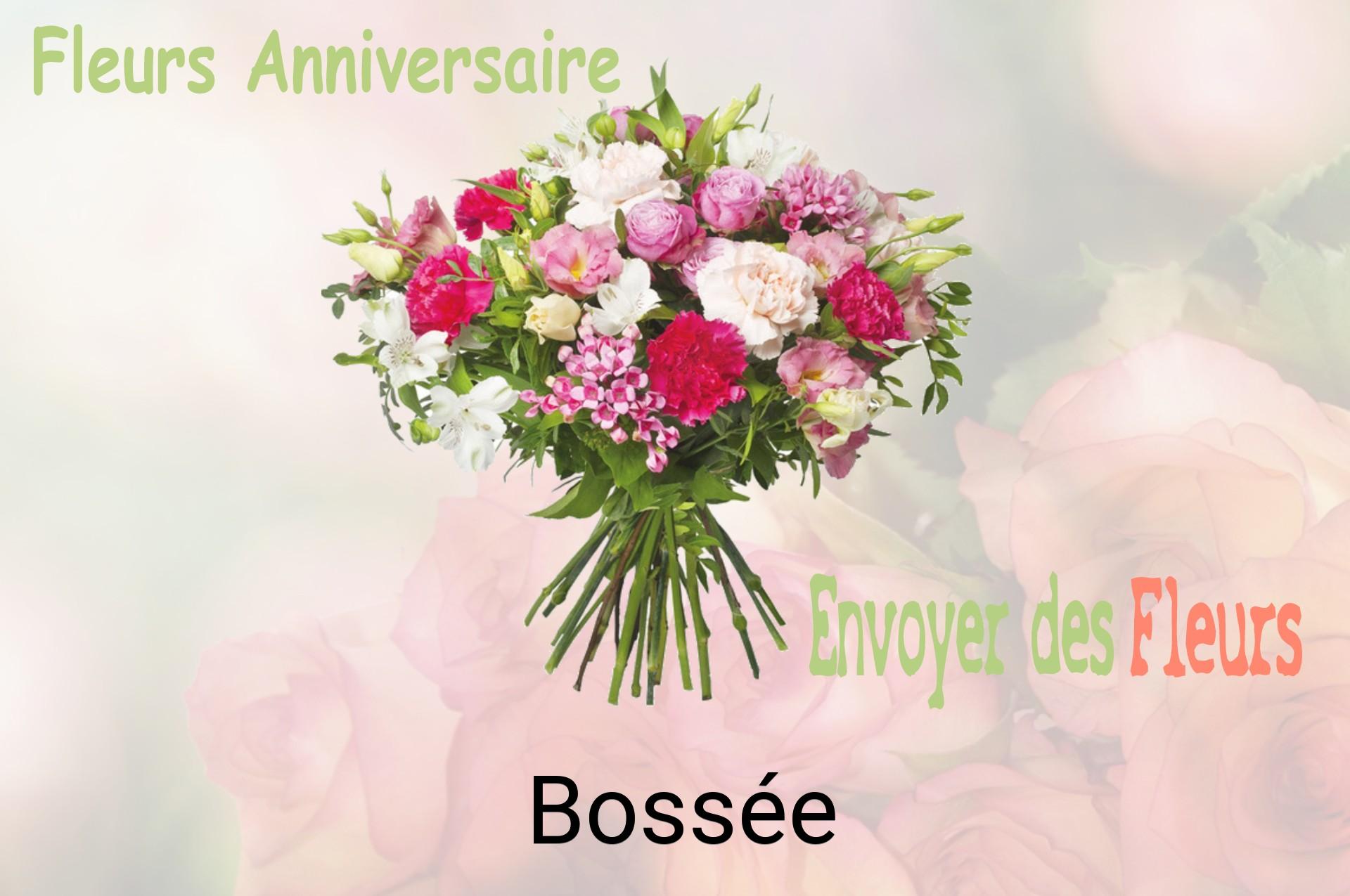 Bouquet de fleurs d’anniversaire livré à Bossée