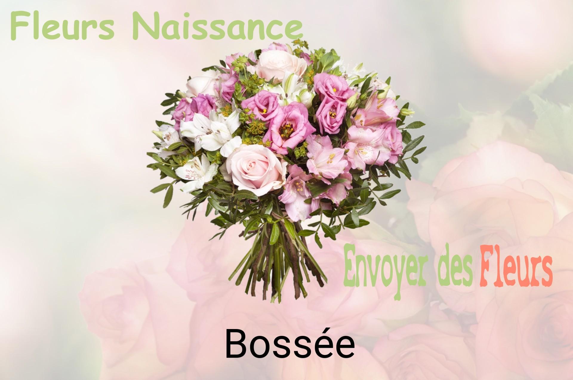 Bouquet de fleurs de naissance livré à Bossée